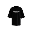 Black Oversized “Dimension” Graphic T-Shirt