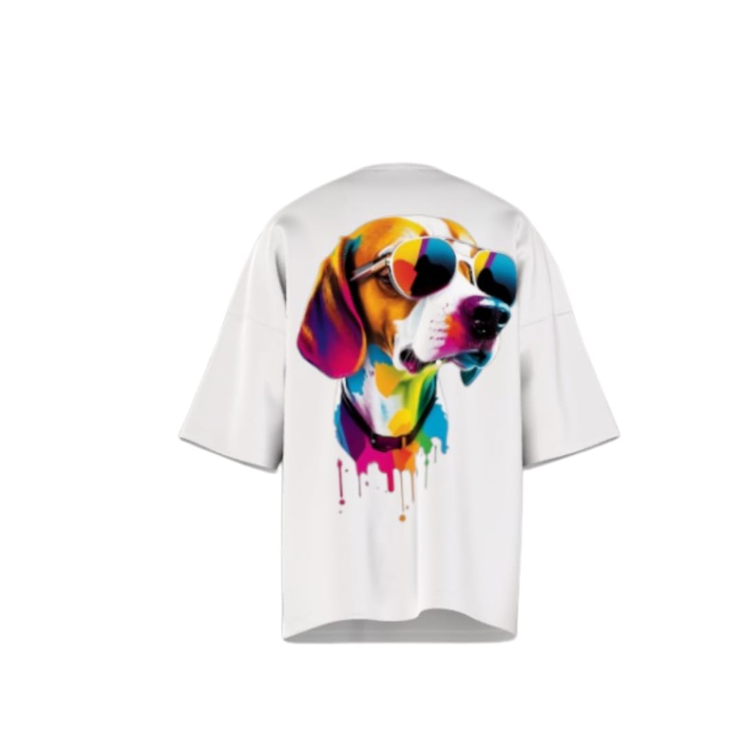 White "Good Vibes Only" Oversized T-Shirt