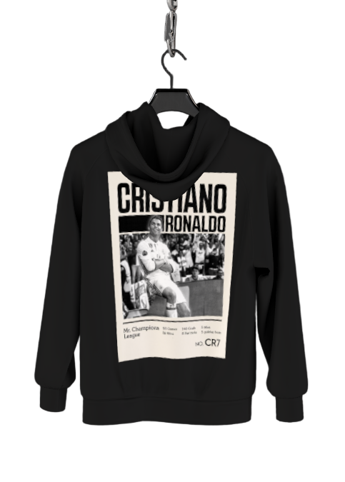 CR7 Lightning Bolt Hoodie - Black Edition