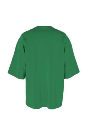 Green Oversized T-Shirt with Urdu Calligraphy