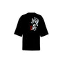 Black Kanji Streetwear Oversized T-Shirt