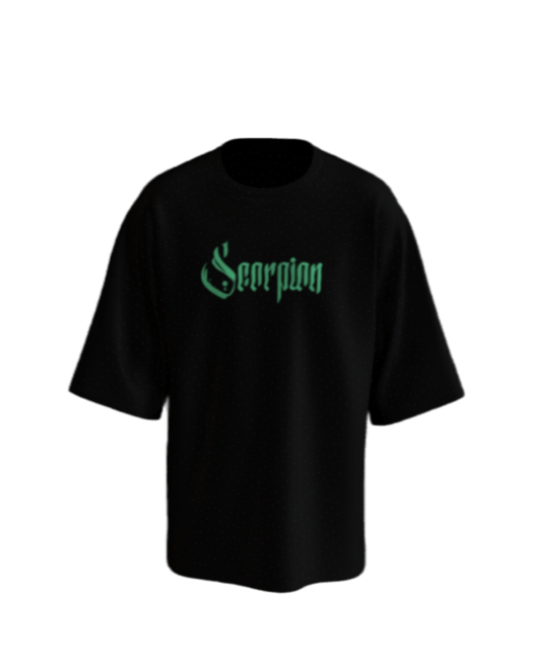 Scorpion Graphic Streetwear Tee (Black)