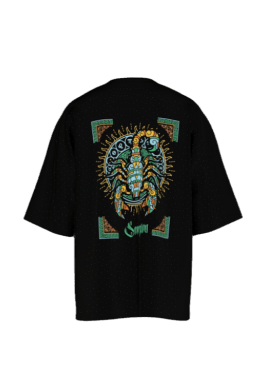 Scorpion Graphic Streetwear Tee (Black)